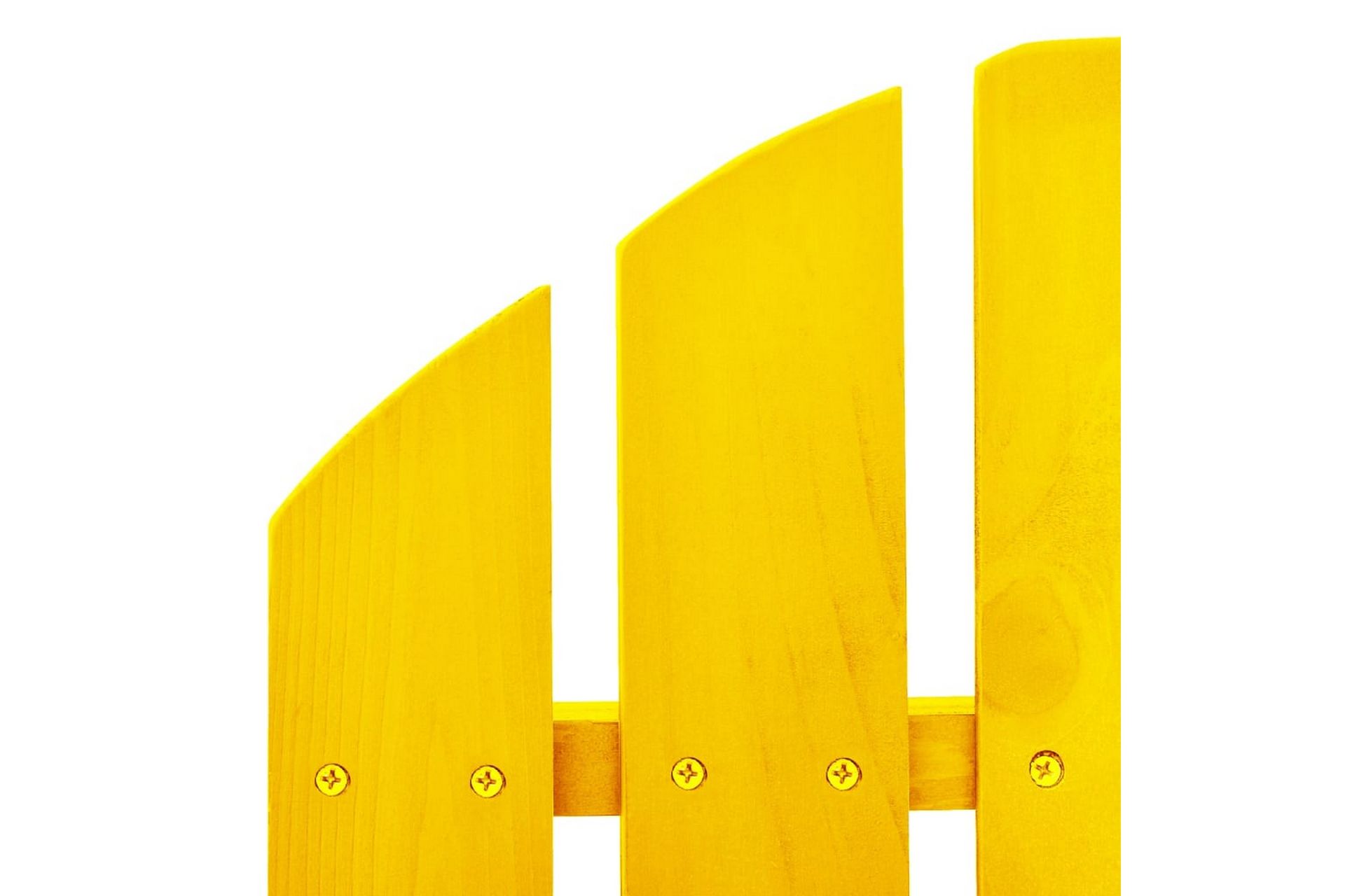 Adirondack gyngestol for hage heltre gran gul - Gul - Hagemøbler - Stoler & Lenestoler - Solstoler - Dekkstol