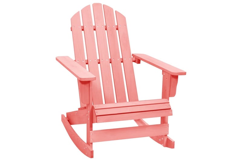Adirondack gyngestol for hage heltre gran rosa - Rosa - Hagemøbler - Stoler & Lenestoler - Solstoler - Dekkstol
