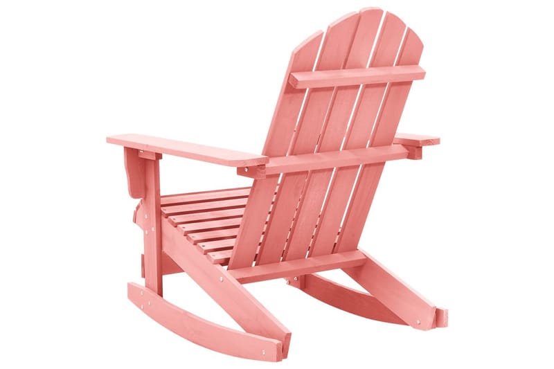 Adirondack gyngestol for hage heltre gran rosa - Rosa - Hagemøbler - Stoler & Lenestoler - Solstoler - Dekkstol