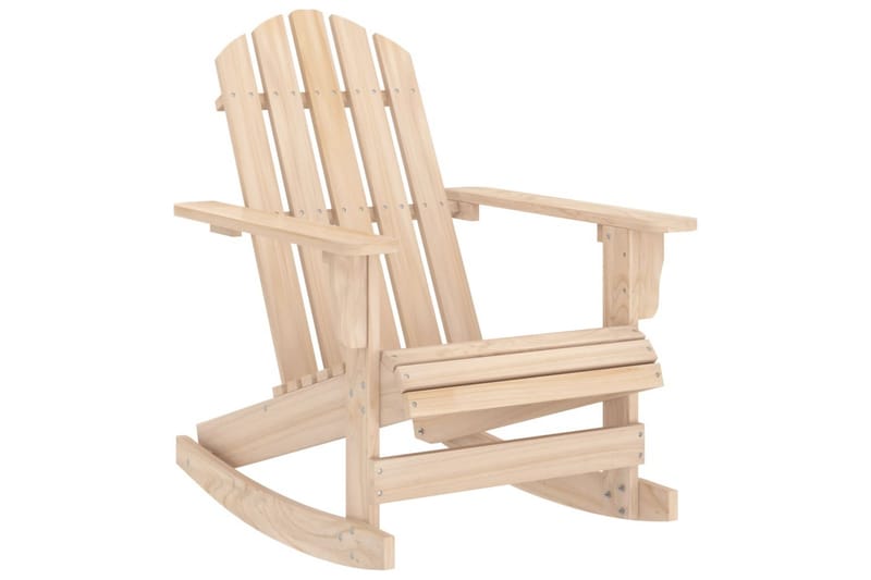 Adirondack gyngestol for hage heltre gran - Hagemøbler - Stoler & Lenestoler - Solstoler - Dekkstol