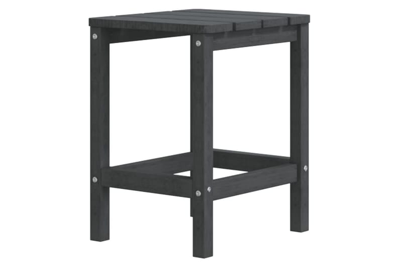Adirondack hagebord antrasitt 38x38x46 cm HDPE - Antrasittgrå - Hagemøbler - Stoler & Lenestoler - Solstoler - Dekkstol