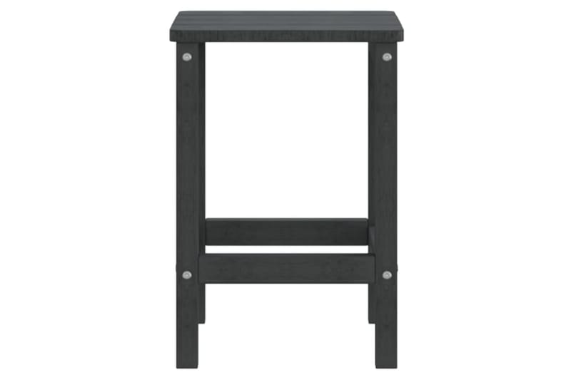 Adirondack hagebord antrasitt 38x38x46 cm HDPE - Antrasittgrå - Hagemøbler - Stoler & Lenestoler - Solstoler - Dekkstol