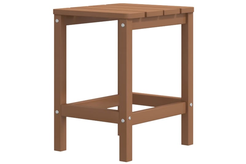 Adirondack hagebord brun 38x38x46 cm HDPE - Brun - Hagemøbler - Stoler & Lenestoler - Solstoler - Dekkstol