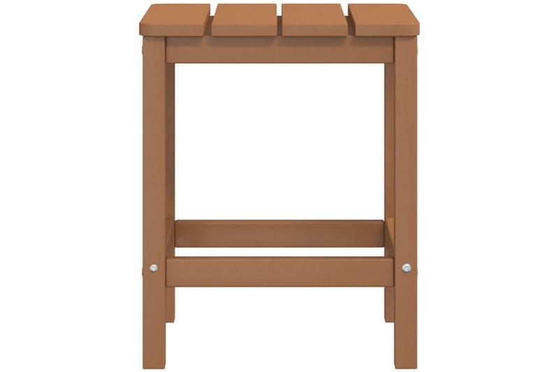 Adirondack hagebord brun 38x38x46 cm HDPE - Brun - Hagemøbler - Stoler & Lenestoler - Solstoler - Dekkstol