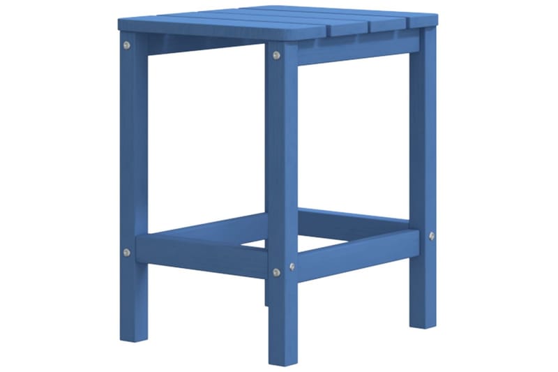 Adirondack hagebord havblå 38x38x46 cm HDPE - Blå - Hagemøbler - Stoler & Lenestoler - Solstoler - Dekkstol