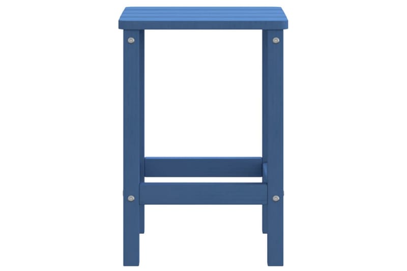 Adirondack hagebord havblå 38x38x46 cm HDPE - Blå - Hagemøbler - Stoler & Lenestoler - Solstoler - Dekkstol