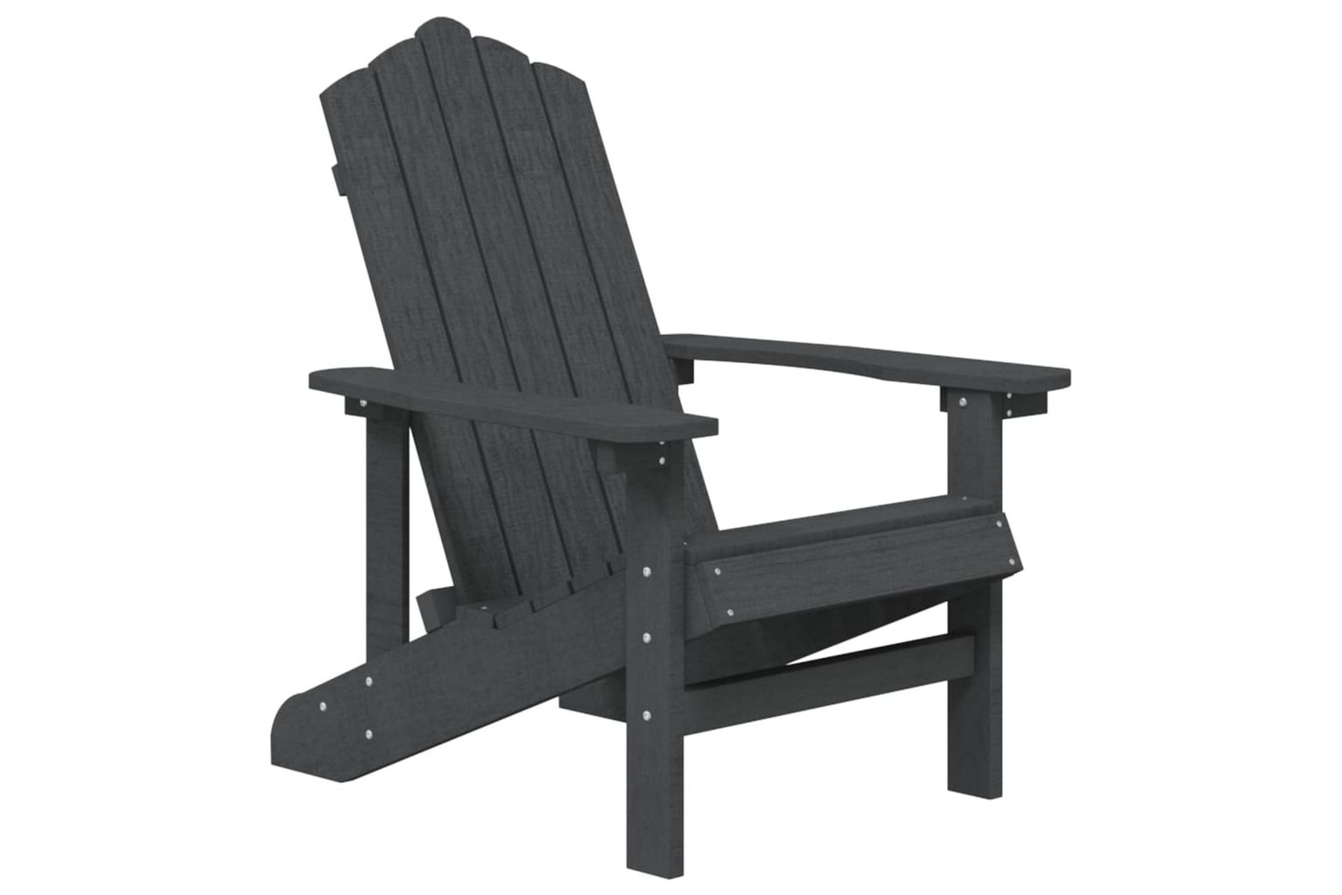 Adirondack hagestol HDPE antrasitt - Antrasittgrå - Hagemøbler - Stoler & Lenestoler - Solstoler - Dekkstol