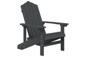 Adirondack hagestol HDPE antrasitt - Antrasittgrå - Hagemøbler - Stoler & Lenestoler - Solstoler - Dekkstol