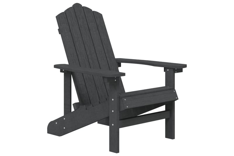 Adirondack hagestol HDPE antrasitt - Antrasittgrå - Hagemøbler - Stoler & Lenestoler - Solstoler - Dekkstol