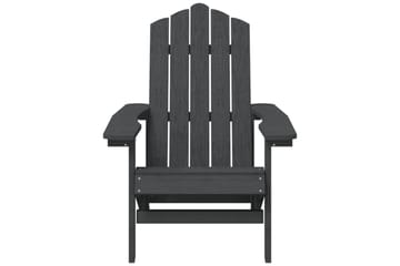 Adirondack hagestol HDPE antrasitt - Antrasittgrå - Hagemøbler - Stoler & Lenestoler - Solstoler - Dekkstol