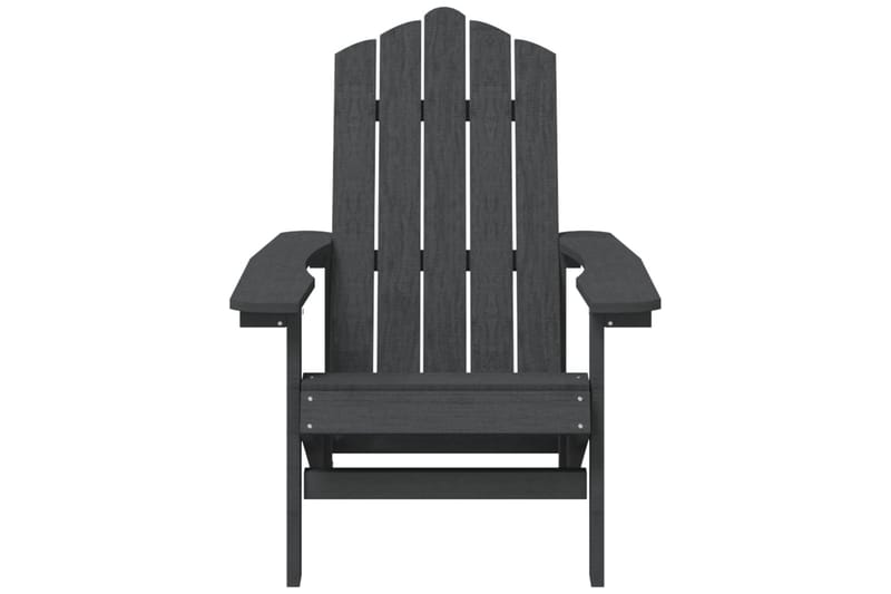 Adirondack hagestol HDPE antrasitt - Antrasittgrå - Hagemøbler - Stoler & Lenestoler - Solstoler - Dekkstol