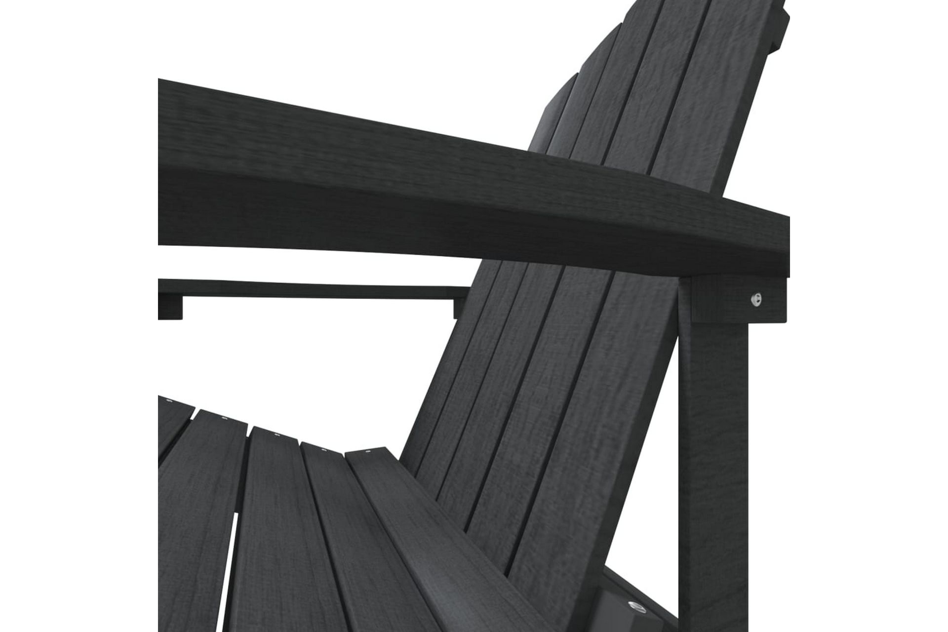 Adirondack hagestol HDPE antrasitt - Antrasittgrå - Hagemøbler - Stoler & Lenestoler - Solstoler - Dekkstol