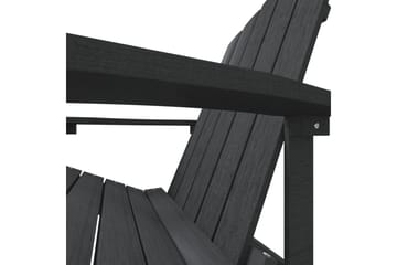 Adirondack hagestol HDPE antrasitt - Antrasittgrå - Hagemøbler - Stoler & Lenestoler - Solstoler - Dekkstol