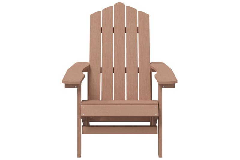 Adirondack hagestol HDPE brun - Brun - Hagemøbler - Stoler & Lenestoler - Solstoler - Dekkstol