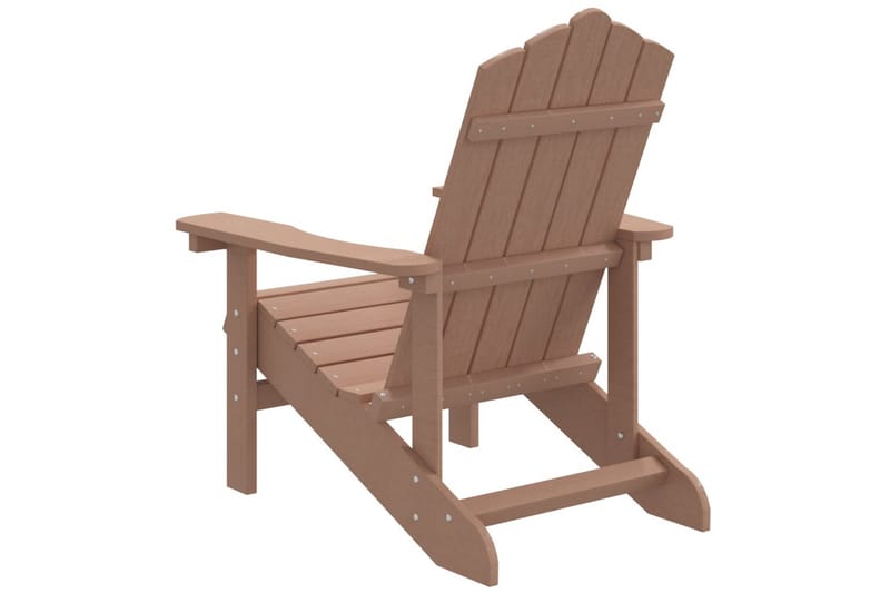Adirondack hagestol HDPE brun - Brun - Hagemøbler - Stoler & Lenestoler - Solstoler - Dekkstol