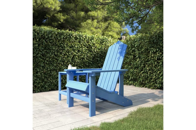 Adirondack hagestol HDPE havblå - Blå - Hagemøbler - Stoler & Lenestoler - Solstoler - Dekkstol