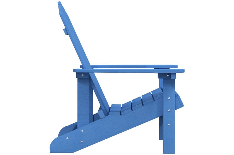 Adirondack hagestol HDPE havblå - Blå - Hagemøbler - Stoler & Lenestoler - Solstoler - Dekkstol