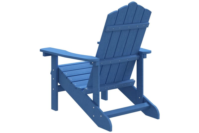 Adirondack hagestol HDPE havblå - Blå - Hagemøbler - Stoler & Lenestoler - Solstoler - Dekkstol