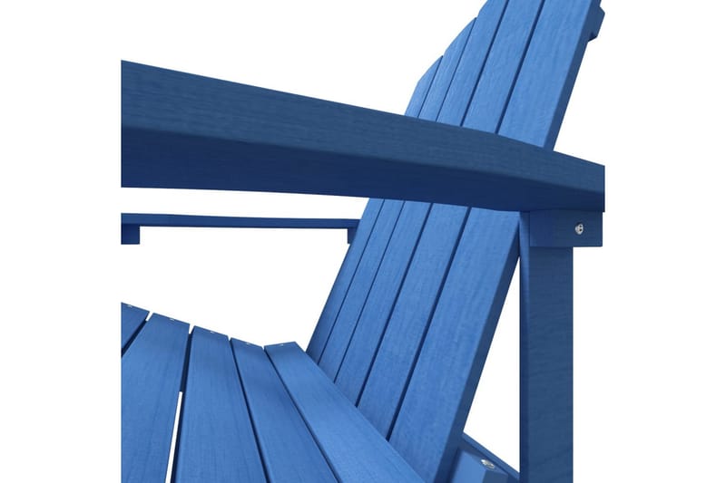 Adirondack hagestol HDPE havblå - Blå - Hagemøbler - Stoler & Lenestoler - Solstoler - Dekkstol