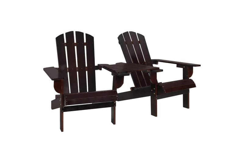 Adirondack hagestol heltre gran brun - Hagemøbler - Stoler & Lenestoler - Solstoler - Dekkstol