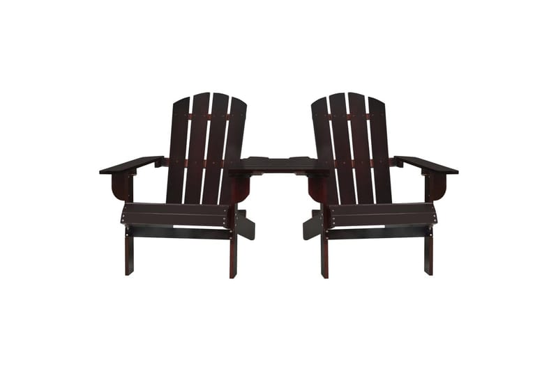 Adirondack hagestol heltre gran brun - Hagemøbler - Stoler & Lenestoler - Solstoler - Dekkstol