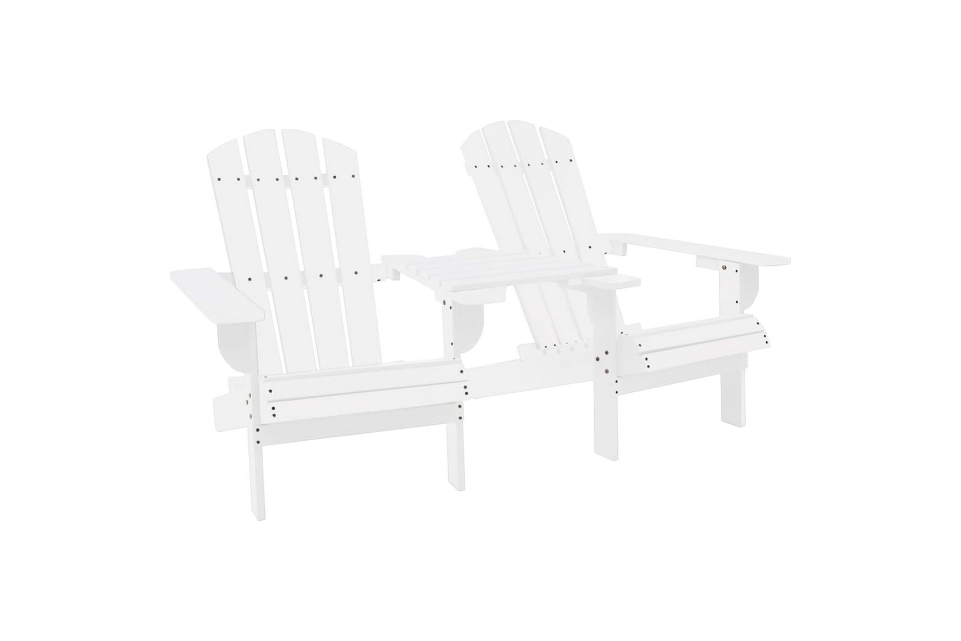 Adirondack hagestol heltre gran hvit - Hagemøbler - Stoler & Lenestoler - Solstoler - Dekkstol