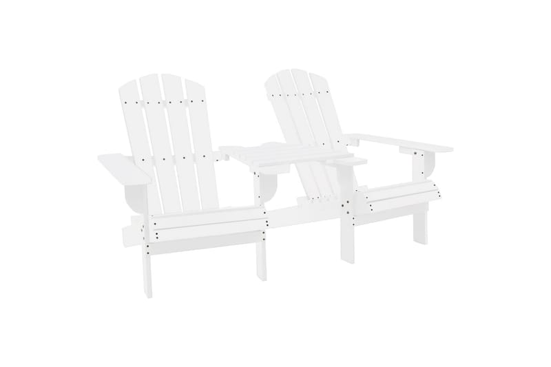 Adirondack hagestol heltre gran hvit - Hagemøbler - Stoler & Lenestoler - Solstoler - Dekkstol