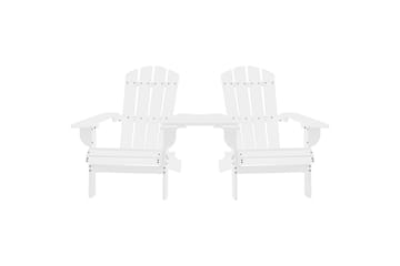 Adirondack hagestol heltre gran hvit - Hagemøbler - Stoler & Lenestoler - Solstoler - Dekkstol