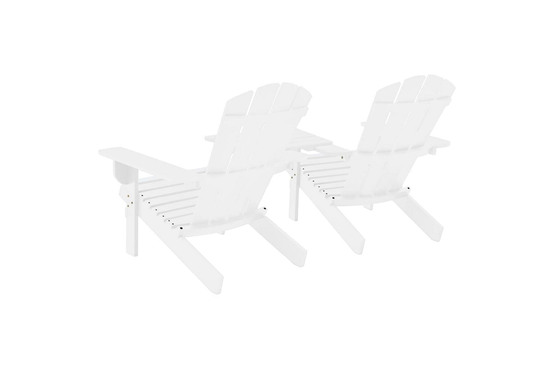 Adirondack hagestol heltre gran hvit - Hagemøbler - Stoler & Lenestoler - Solstoler - Dekkstol