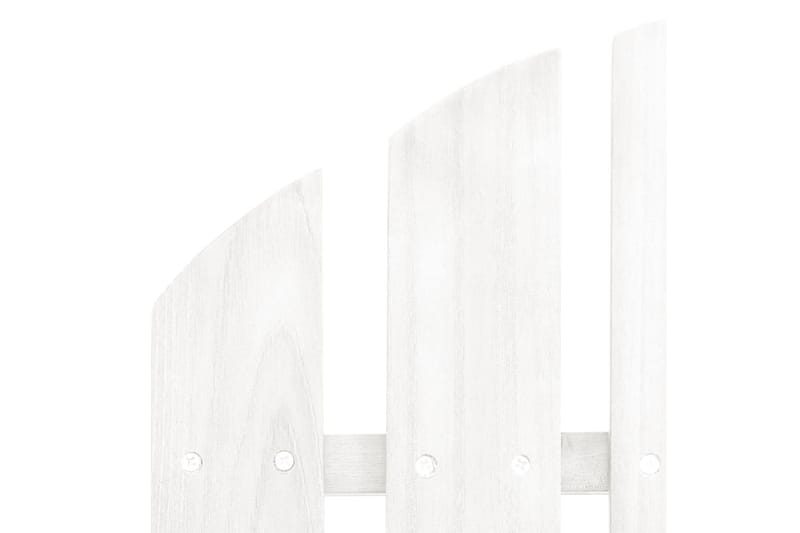 Adirondack hagestol med bord heltre gran hvit - Hvit - Dekkstol