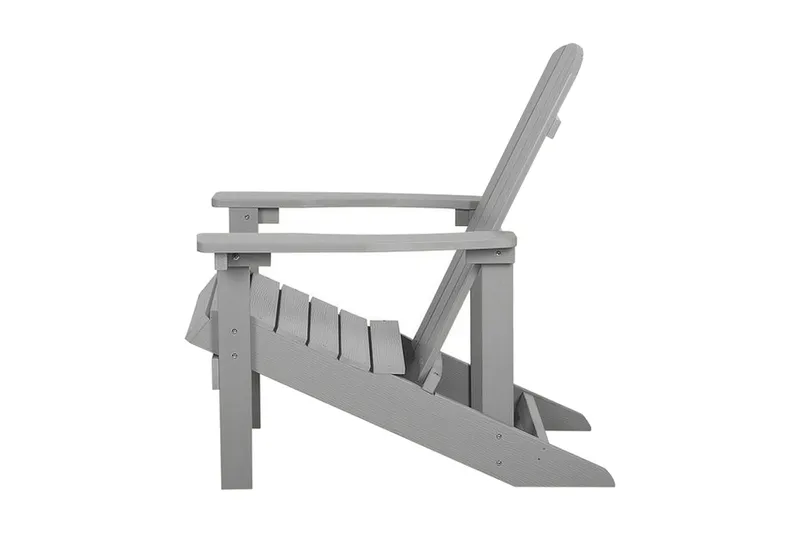 Adirondack Solstol 88 | 75 | 88 cm - Grå - Hagemøbler - Stoler & Lenestoler - Solstoler - Dekkstol