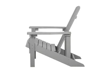 Adirondack Solstol 88 | 75 | 88 cm - Grå - Hagemøbler - Stoler & Lenestoler - Solstoler - Dekkstol