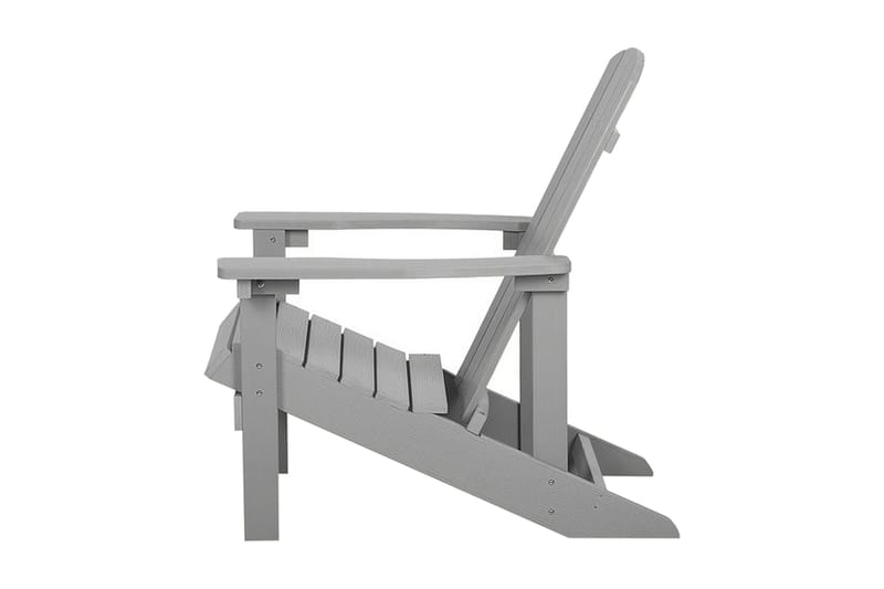 Adirondack Solstol 88 | 75 | 88 cm - Grå - Hagemøbler - Stoler & Lenestoler - Solstoler - Dekkstol