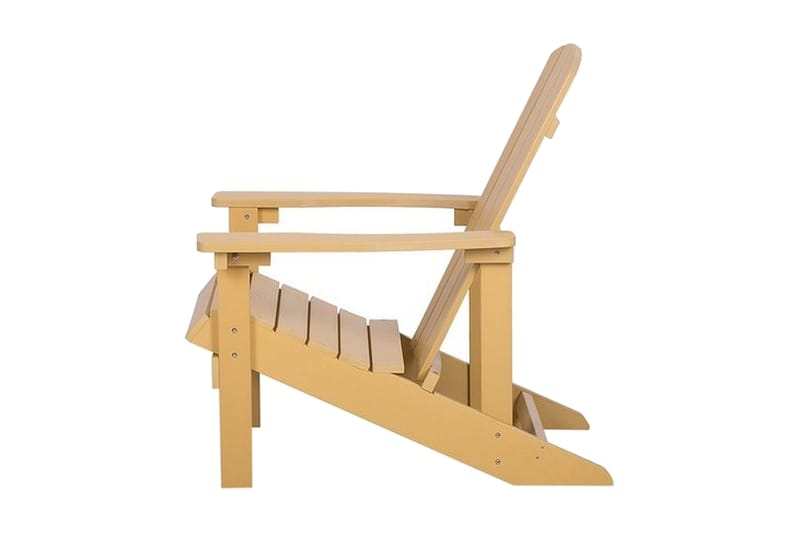 Adirondack Solstol 88 | 75 | 88 cm - Gul - Dekkstol