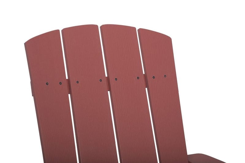 Adirondack Solstol 88 | 75 | 88 cm - Rød - Hagemøbler - Stoler & Lenestoler - Solstoler - Dekkstol
