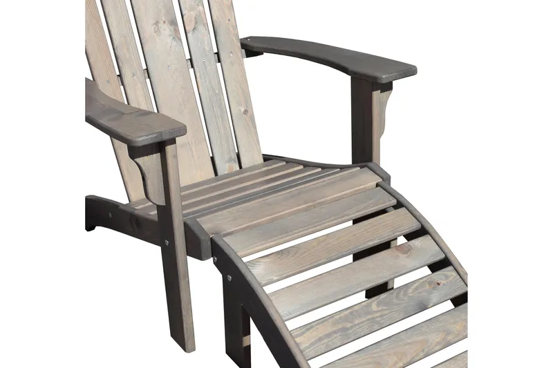 Cranston Dekkstol - Grå - Hagemøbler - Stoler & Lenestoler - Solstoler - Dekkstol