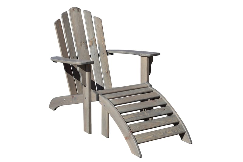 Cranston Dekkstol - Grå - Hagemøbler - Stoler & Lenestoler - Solstoler - Dekkstol