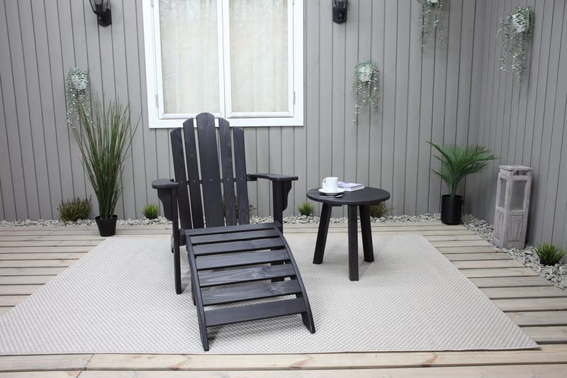 Cranston Dekkstol - Kaffesvart - Hagemøbler - Stoler & Lenestoler - Solstoler - Dekkstol