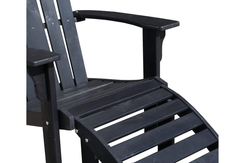 Cranston Dekkstol - Kaffesvart - Hagemøbler - Stoler & Lenestoler - Solstoler - Dekkstol