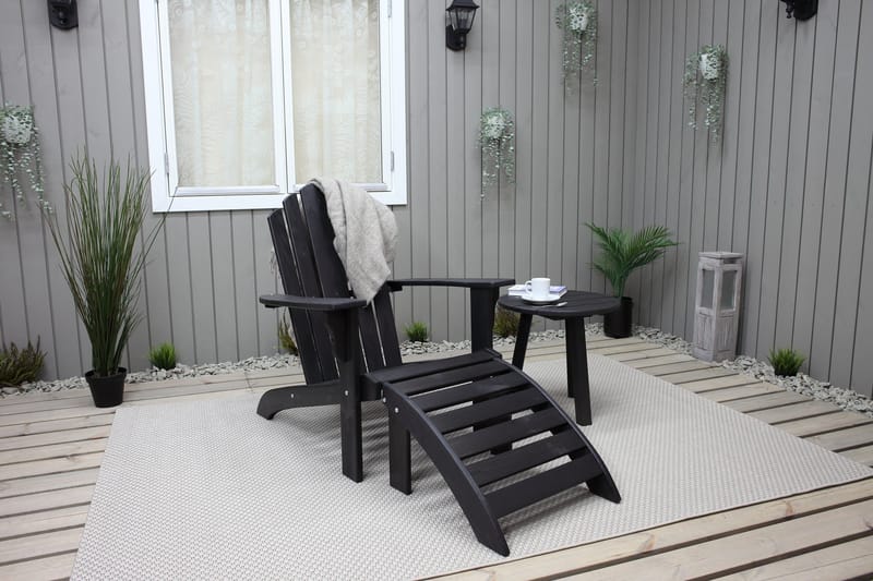 Cranston Dekkstol - Kaffesvart - Hagemøbler - Stoler & Lenestoler - Solstoler - Dekkstol