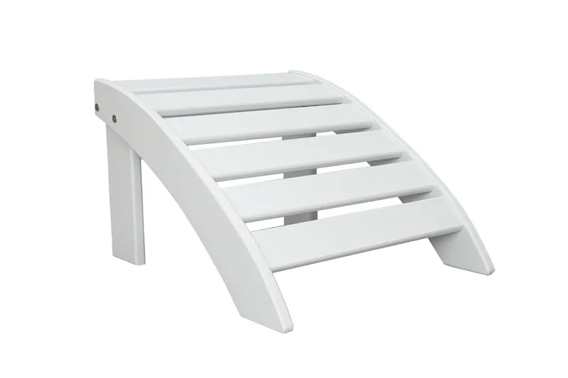 Cranston Fotskammel til solstol, Hvit