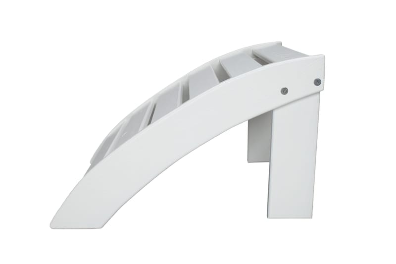 Cranston Fotskammel til solstol - Hvit - Hagemøbler - Stoler & Lenestoler - Solstoler - Dekkstol