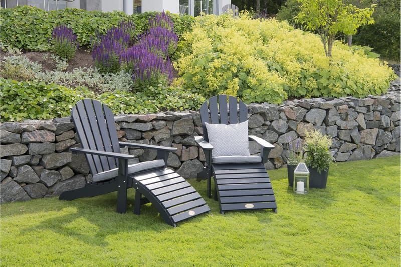 Hillerstorp Tennesse Dekkstol 2-pack - Grå - Hagemøbler - Stoler & Lenestoler - Solstoler - Dekkstol