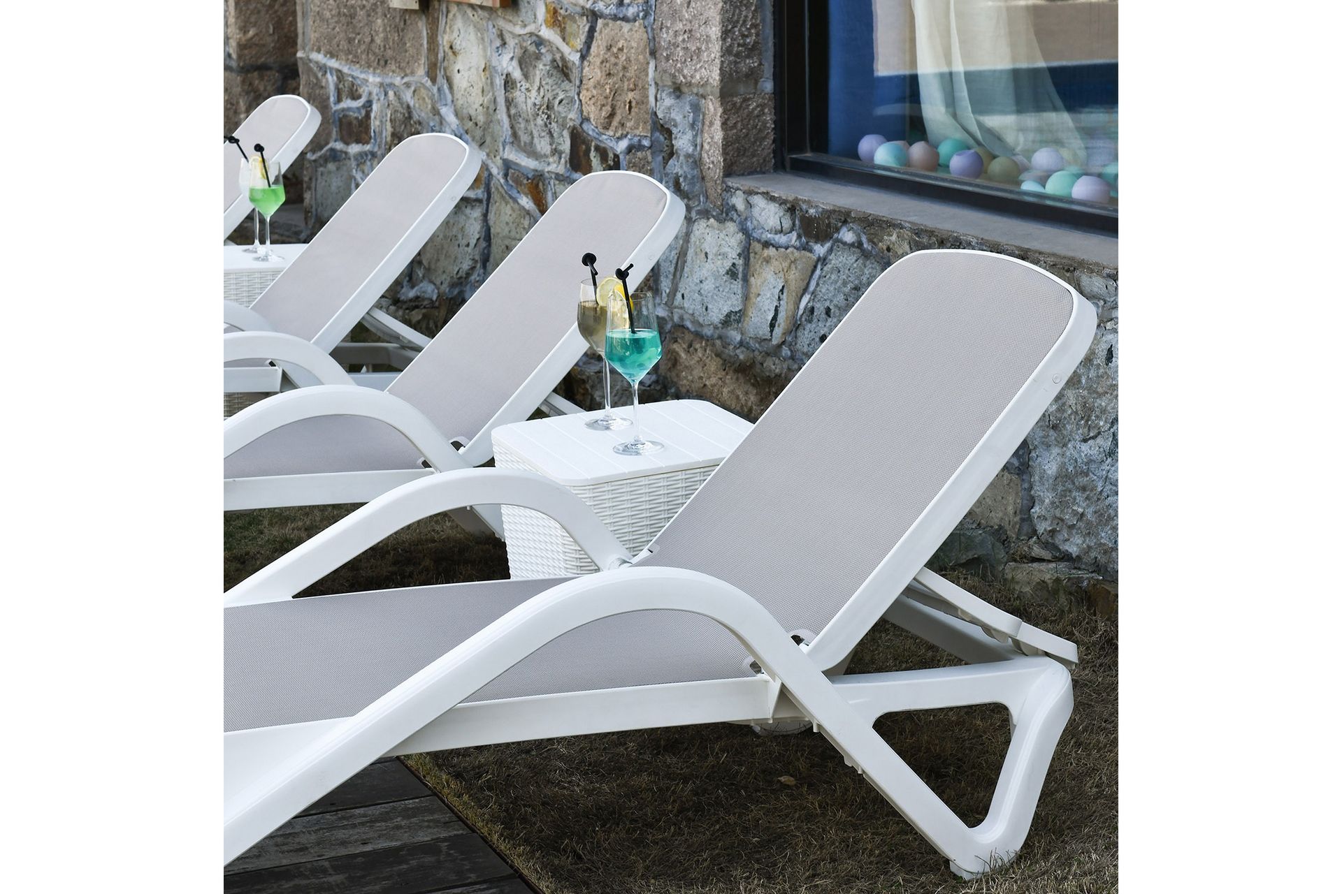 Resort Dekkstol Beige - Hagemøbler - Stoler & Lenestoler - Solstoler - Dekkstol
