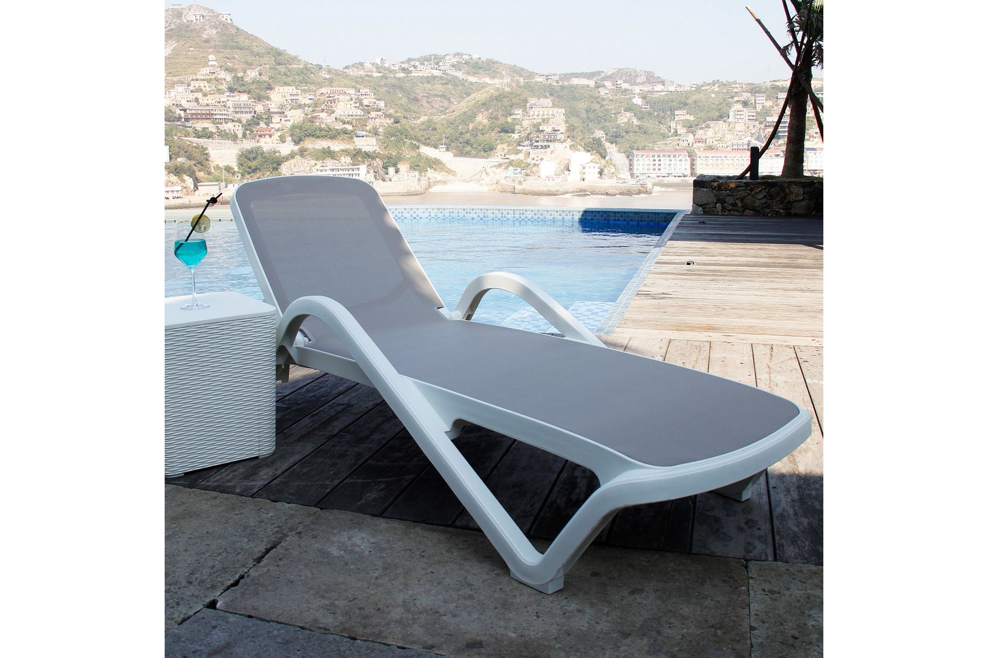 Resort Dekkstol Beige - Hagemøbler - Stoler & Lenestoler - Solstoler - Dekkstol