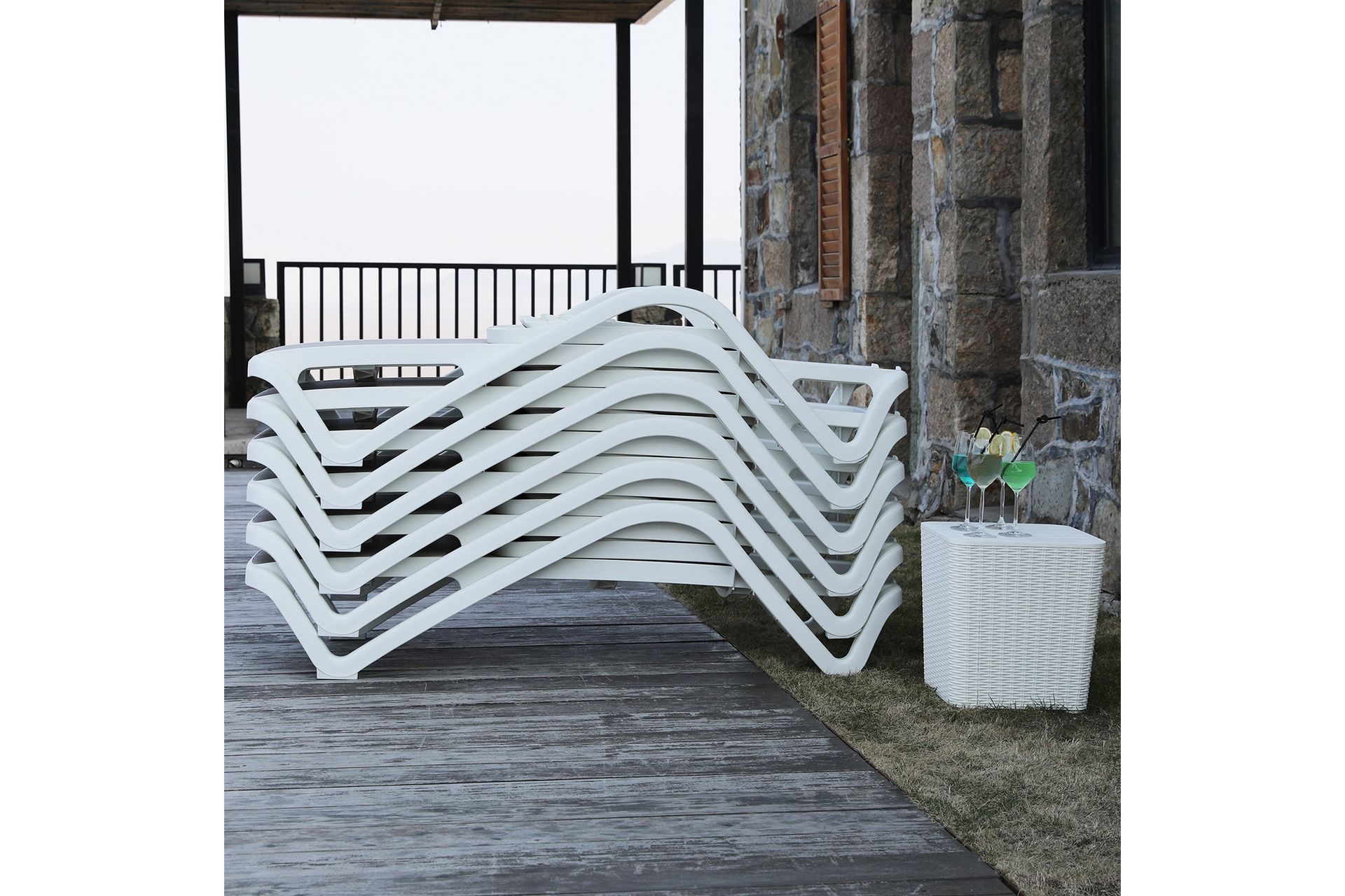 Resort Dekkstol Beige - Hagemøbler - Stoler & Lenestoler - Solstoler - Dekkstol