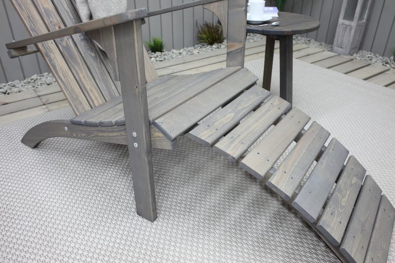 Rolston Dekkstol - Grå - Hagemøbler - Stoler & Lenestoler - Solstoler - Dekkstol