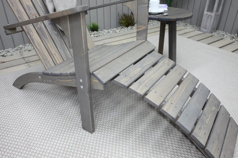 Rolston Dekkstol - Grå - Hagemøbler - Stoler & Lenestoler - Solstoler - Dekkstol