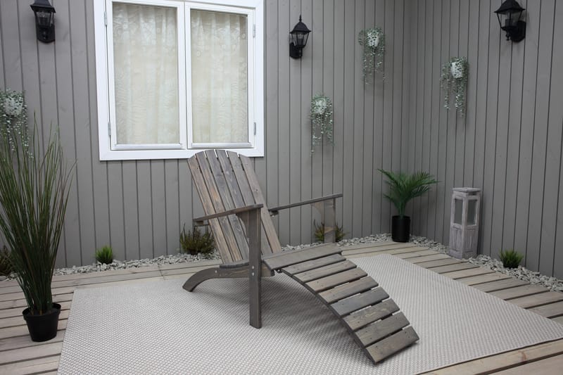 Rolston Dekkstol - Grå - Hagemøbler - Stoler & Lenestoler - Solstoler - Dekkstol