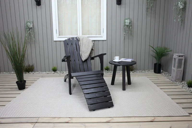 Rolston Dekkstol - Kaffesvart - Hagemøbler - Stoler & Lenestoler - Solstoler - Dekkstol